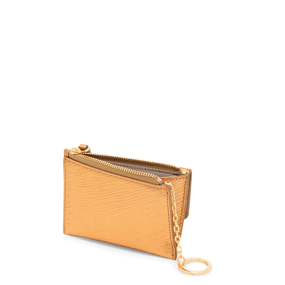 Belden Slg Flap Card Case Gold