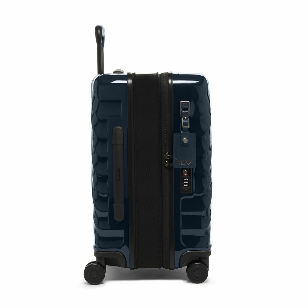 International Expandable 4 Wheels Carry On Navy