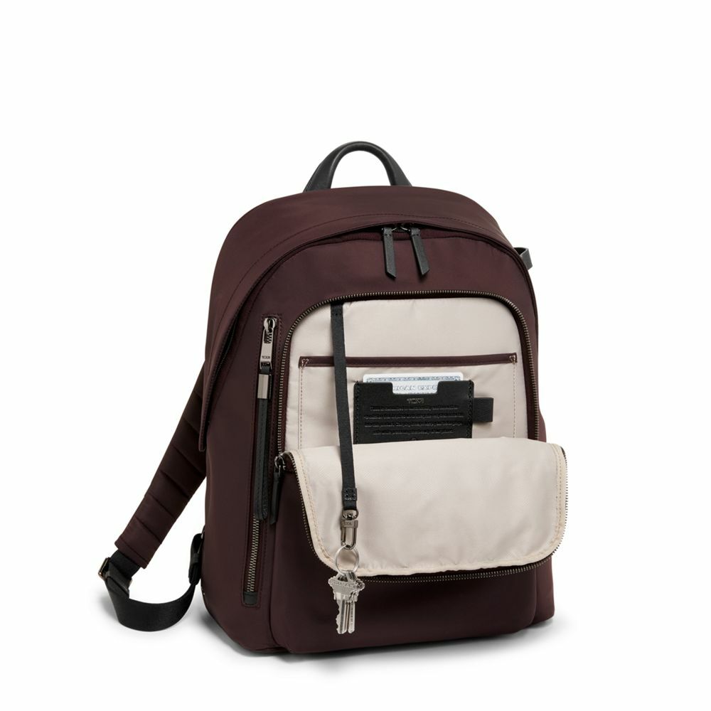 Voyageur Halsey Backpack Deep Plum