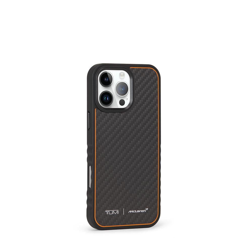 TUMI I McLaren MS Carbon Iph 16 Pro Max Carbon/Papaya