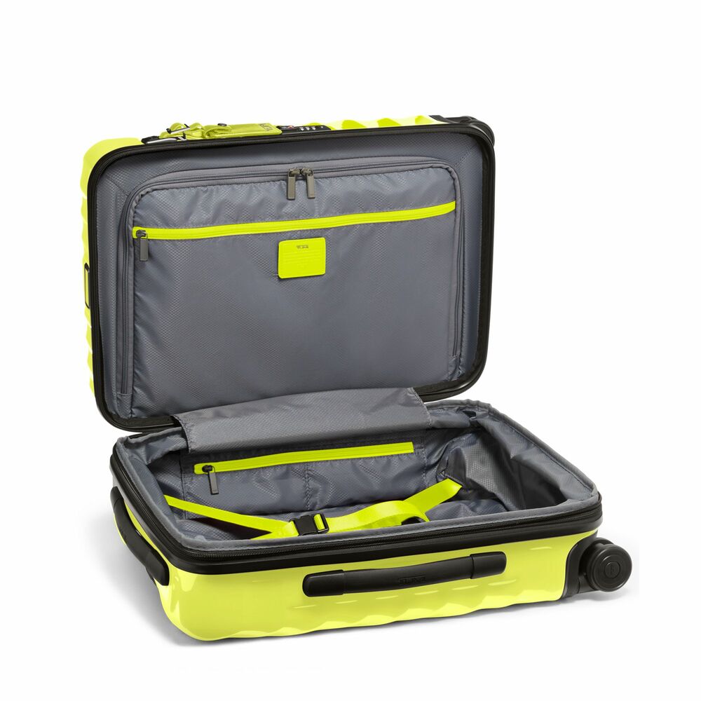 19 Degree International Expandable 4 Wheeled Carry-On Acid Green