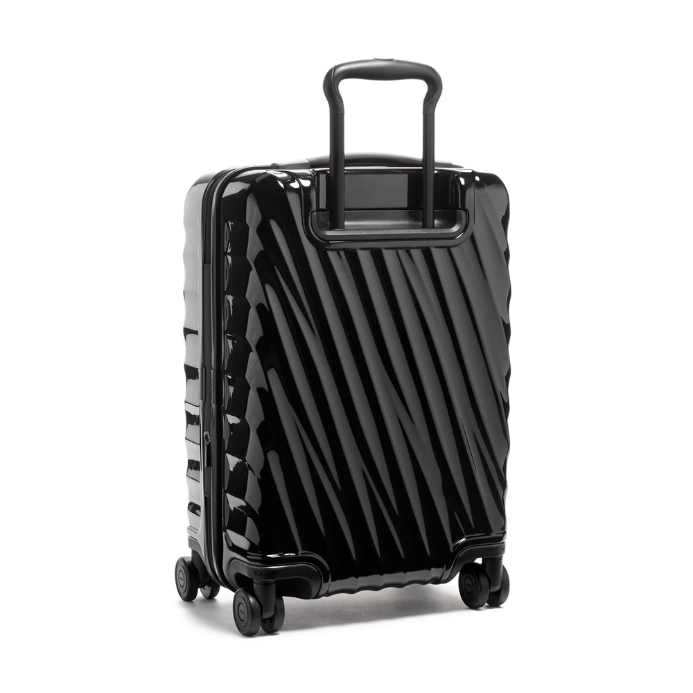 International Expandable 4 Wheeled Carry-On Black