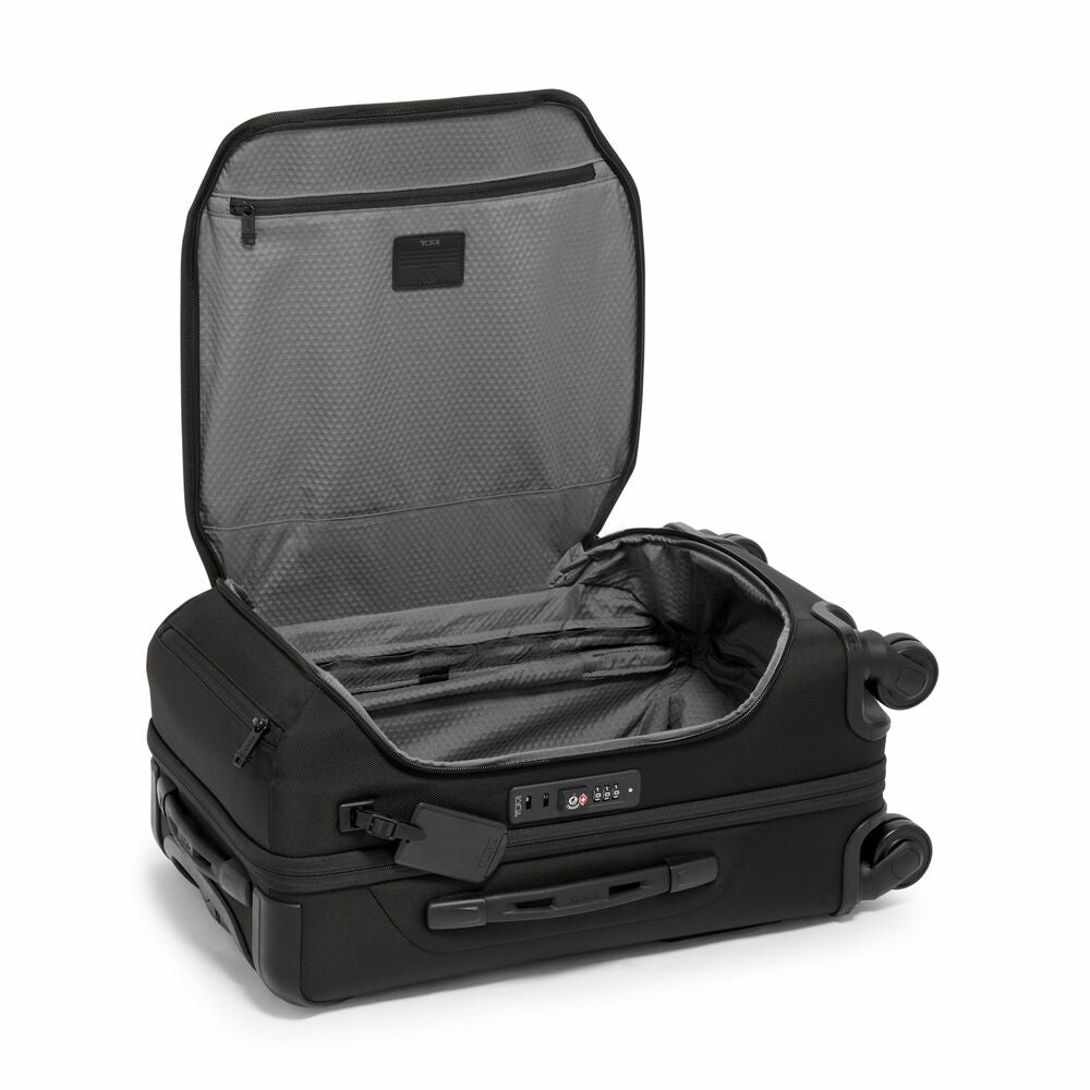 Alpha Bravo International Front Lid Expandable 4 Wheels Carry-On Black