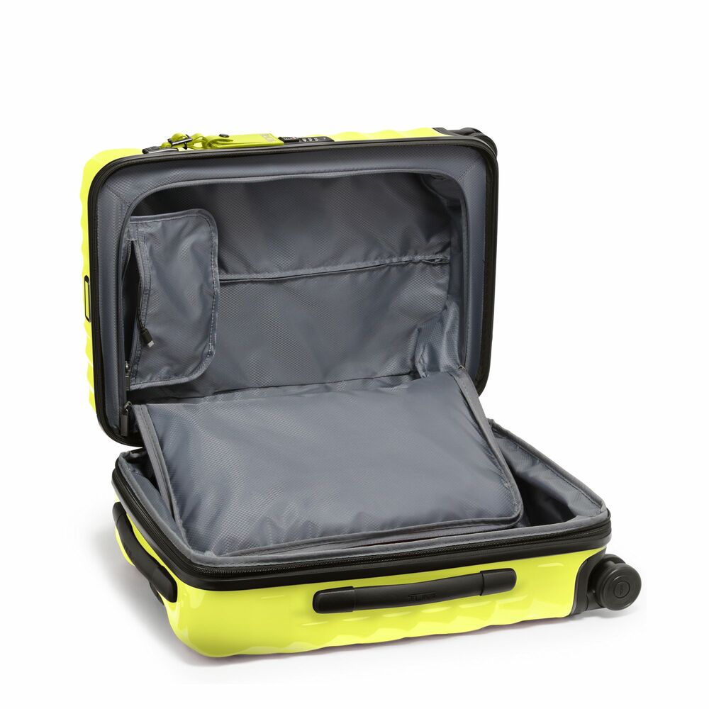 19 Degree International Expandable 4 Wheeled Carry-On Acid Green