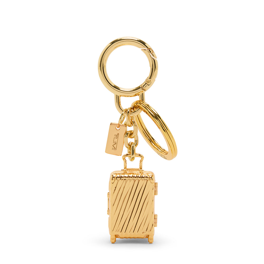 Key Fobs 19 Degree Luggage Key Holder and Charm Gold